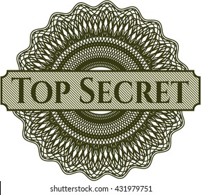 Top Secret abstract rosette