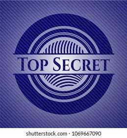  Top Secret emblem with jean high quality background
