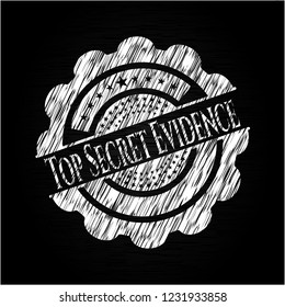 Top Secret Evidence chalk emblem