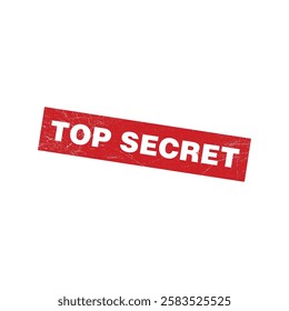 top secret grunge icon vector template