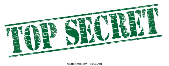 top secret grunge stamp, vector illustration