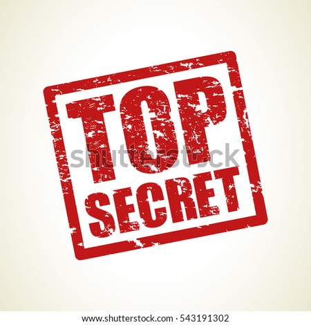 top secret icon stamp