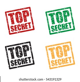 Top Secret Icon Stamp Set