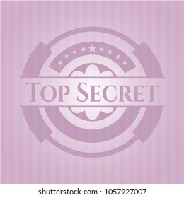 Top Secret pink emblem