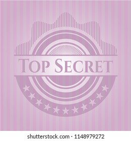 Top Secret pink emblem