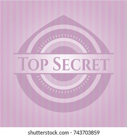 Top Secret pink emblem