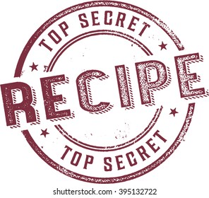 Top Secret Recipe Stamp