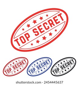 Top secret Rubber stamp Design