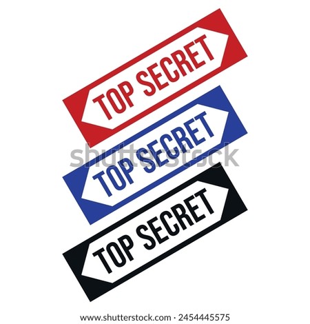 Top secret Rubber stamp Design