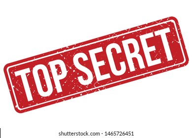 Top Secret Rubber Stamp. Top Secret Rubber Grunge Stamp Seal Vector Illustration - Vector