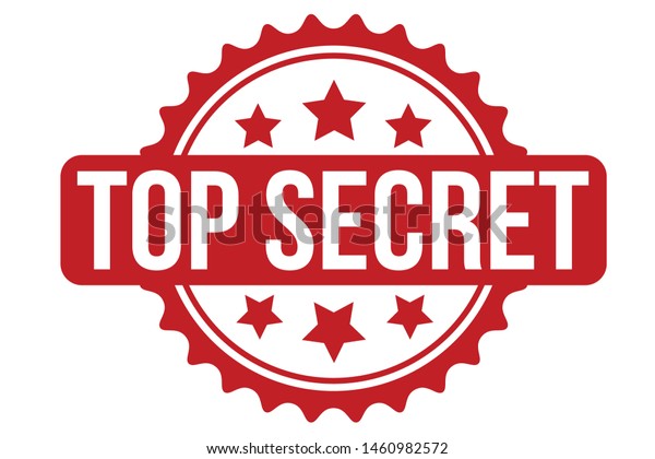 Top Secret Rubber Stamp Top Secret Stock Vector Royalty Free