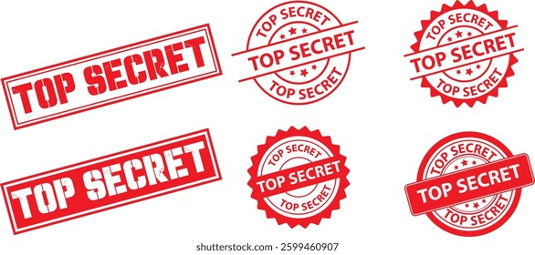 top secret rubber stamps .stamp frame set square, circle, rectangle