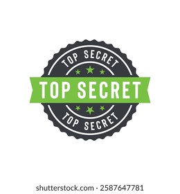 Top Secret Stamp Seal Vector Template