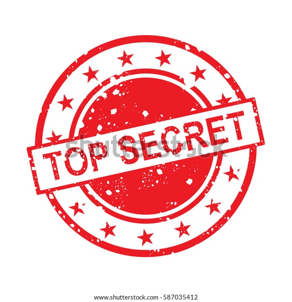 Top Secret Stamp Vector Stock Vector (Royalty Free) 587035412