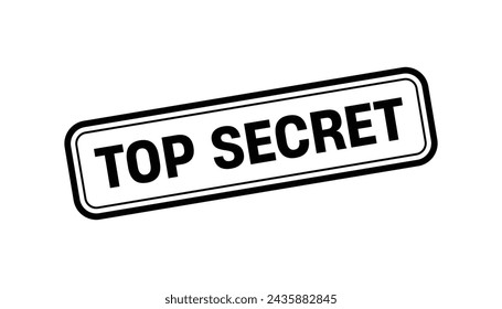 Top Secret Stamp,Top Secret Square Sign