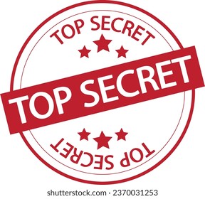 Top secret stamp,vector art illustrations