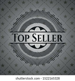 Top Seller black emblem. Vector Illustration. Detailed.