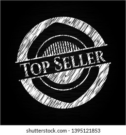 Top Seller chalk emblem. Vector Illustration. Detailed.