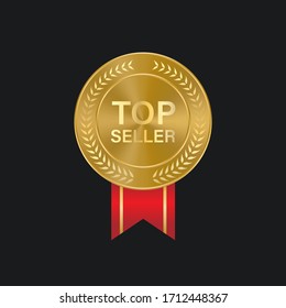 top seller golden frame design, Golden badges and labels collection