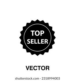 Icono de vendedor superior Icono Vector Diseño Ilustración sobre fondo blanco..eps