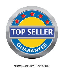 Top Seller label.Vector