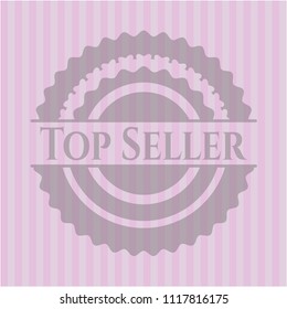 Top Seller pink emblem