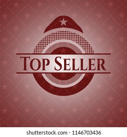 Top Seller retro style red emblem