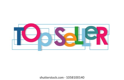 Top seller vector letters
