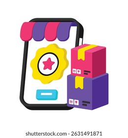 Icono de estilo de Vector de Top Seller. Archivo Eps 10