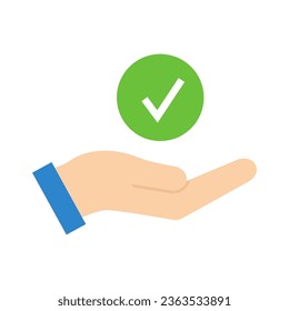 Top service rating icon. Best estimate. Rating and mark. Vector illustration