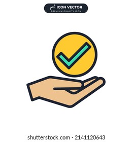 top services icon symbol template for graphic and web design collection logo vector illustration