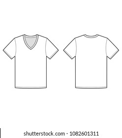 Apparel Shirts Template Tshirt Templates Stock Vector (Royalty Free ...