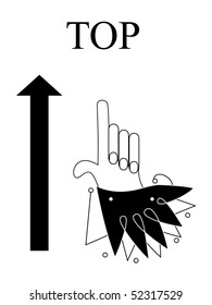 top sign plate