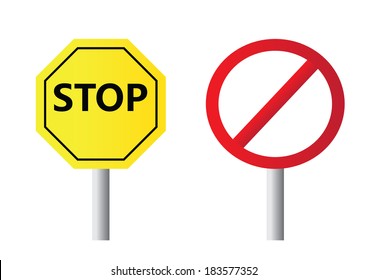 top sign, set. Vector illustration