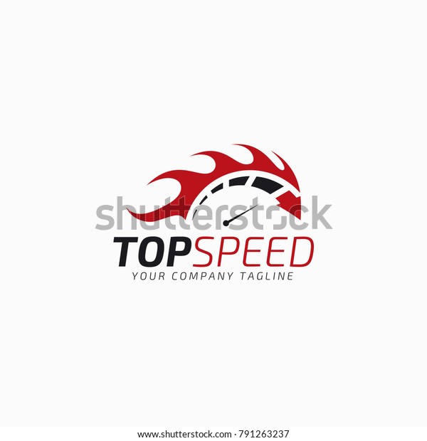 Top Speed - Auto Hot\
Race Logo Template