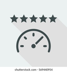 Top speed - Flat minimal icon