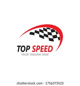Top speed icon and symbol template vector