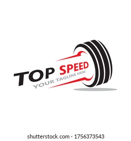 Top speed icon and symbol template vector
