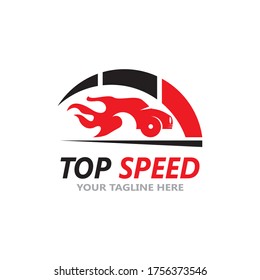 Top speed icon and symbol template vector