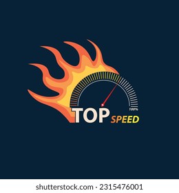 Top Speed, racing event logo, community .vectoreps 10