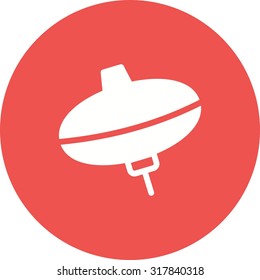 Top, spinning, movement icon vector image.Can also be used for toy and games. Suitable for mobile apps, web apps and print media.