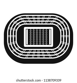 Top sport arena icon. Simple illustration of top sport arena vector icon for web design isolated on white background