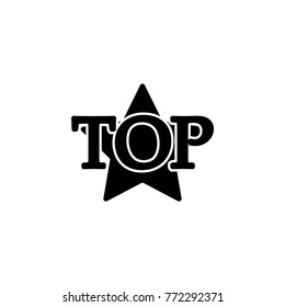 Top star icon. The sign of win Icon. Premium quality graphic design. Signs, symbols collection, simple icon for websites, web design, mobile app on white background