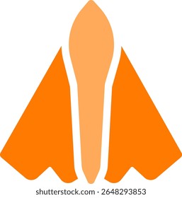 top stealth bomber icon dualtone style design