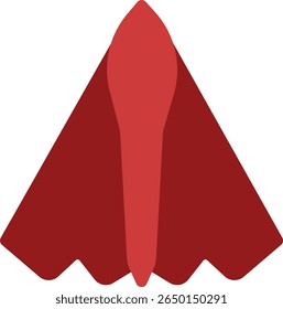 top stealth bomber icon flat style design