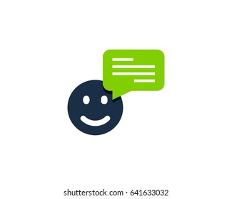 Top Testimonial Icon Logo Design Element