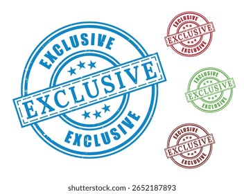 Top Tier Quality Stamp Pack, Exclusive Grunge Style Vector Labels