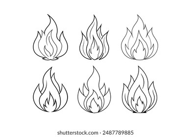 Top Trends in Fire Silhouette Vector Art for 2024