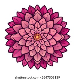 Top Uses for a Dahlia Vector Icon in Graphic Design