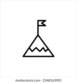 Top vector icon flat illustration on white background..eps